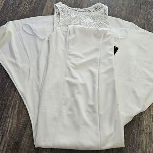 Lulus white maxi dress